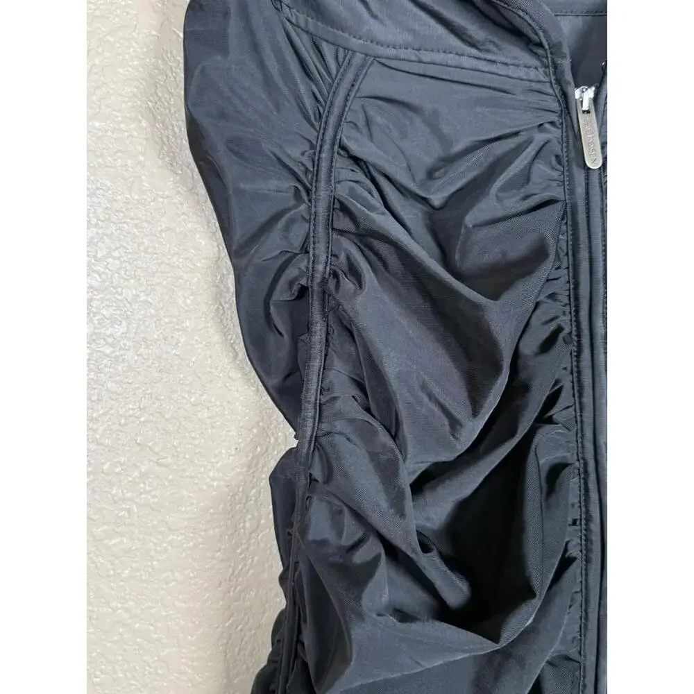 Zac Posen‎ for Target Women Ruched Sz M Pencil Skirt with Front Zipper Black